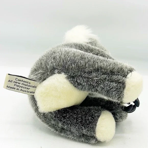 Aussie Friends Koala 7.5" Plush Gray Made in Australia Stuffed Animal - Picture 6 of 8